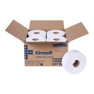 KIMSOFT กระดาษชำระม้วนใหญ่ JRT 2 ชั้น 300 ม.