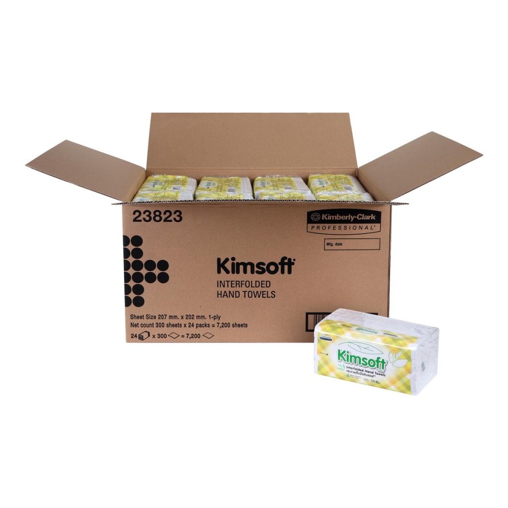 KIMSOFT Interfolded Hand Towels, 1-Ply