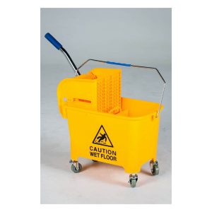 Mop Wringer Bucket 20 L, Single, Yellow
