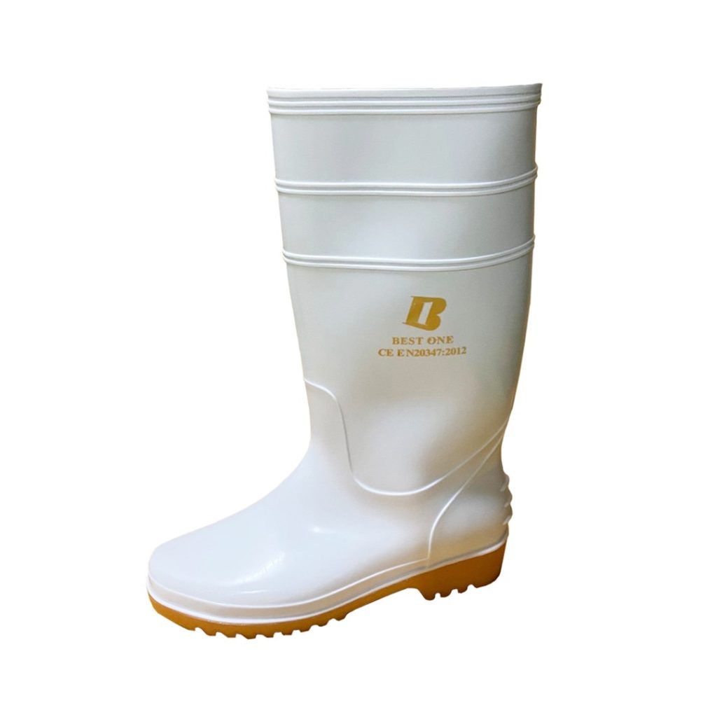 Mid-Calf PVC Rubber Boots, Anti-Slip Sole