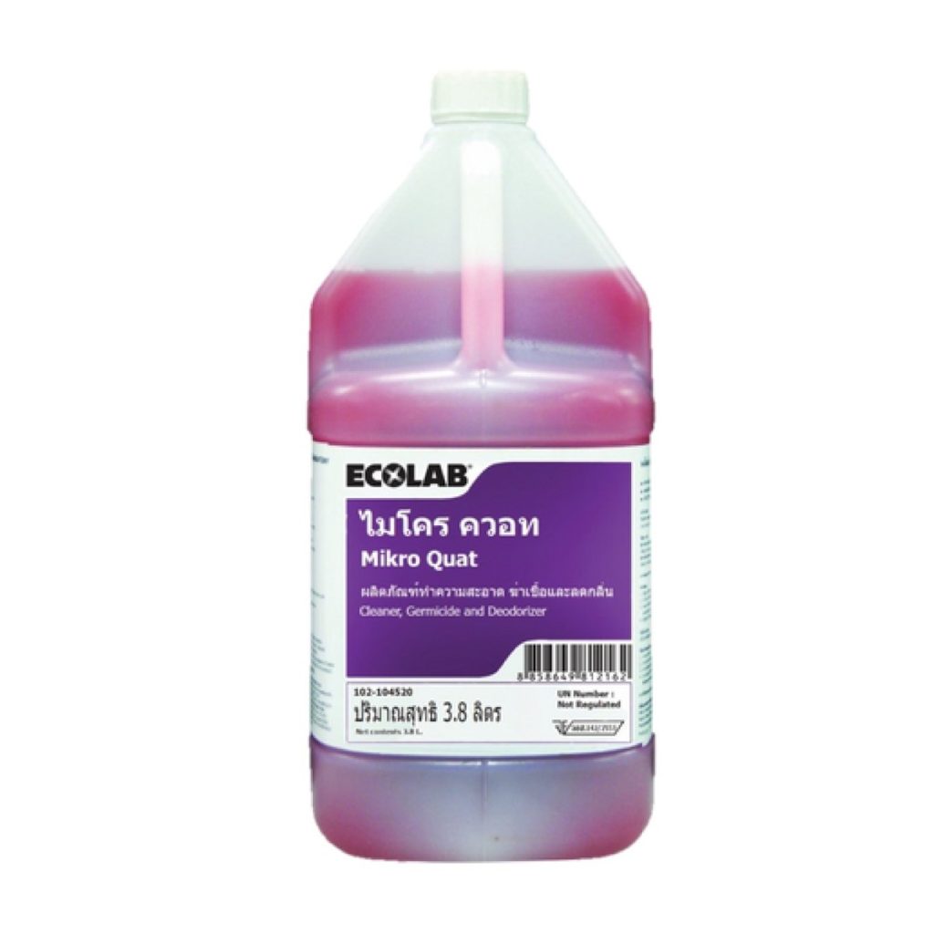 Ecolab Mikro-Quat 清洁消毒除臭剂 3.8升