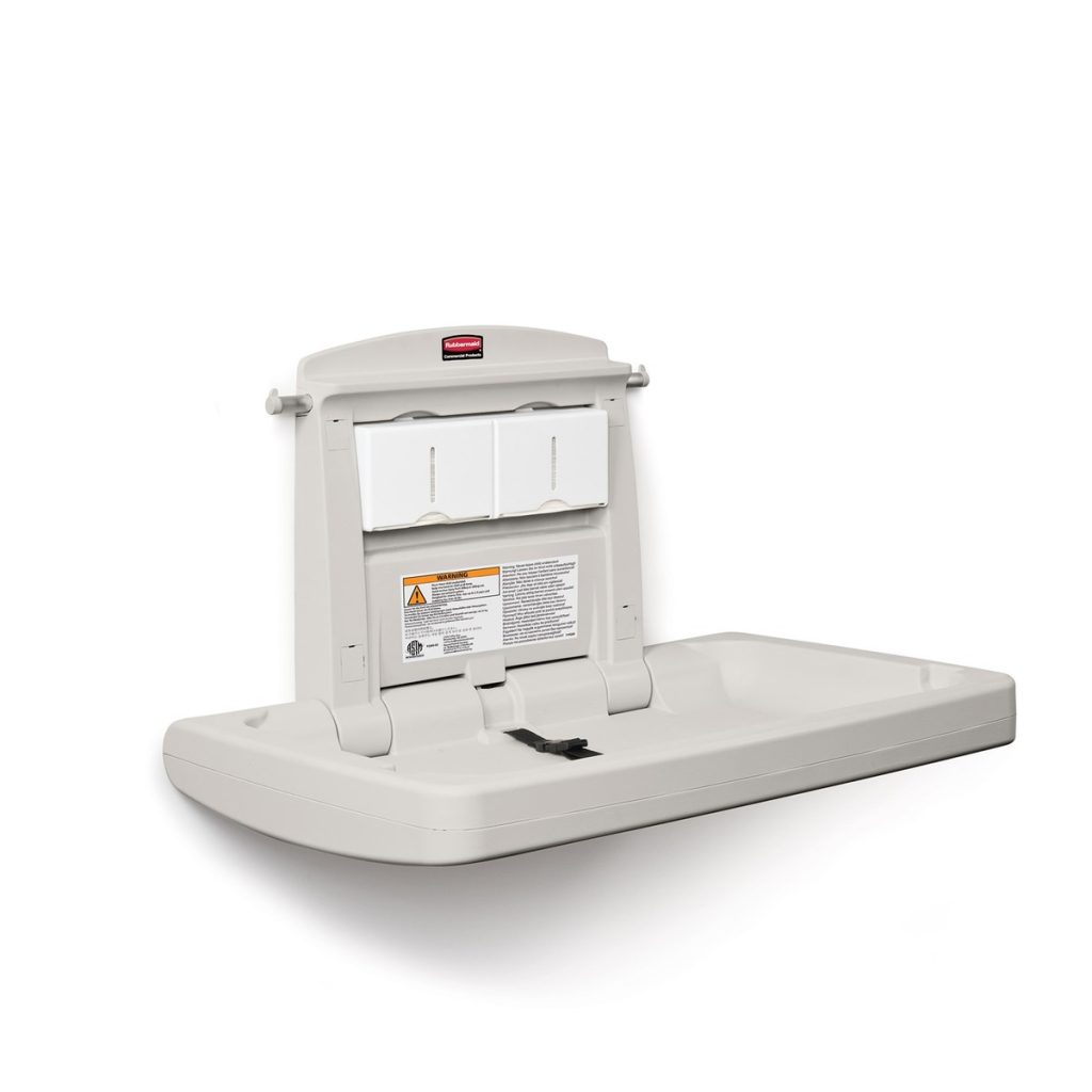 Rubbermaid Horizontal Wall-Mounted Baby Changing Station